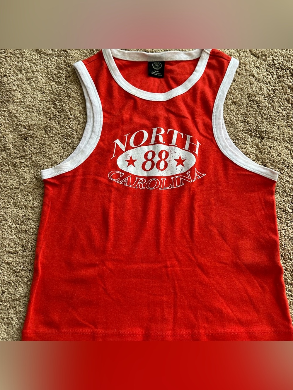 Women’s Urban Outfitters North Carolina '88 Red Tank Top